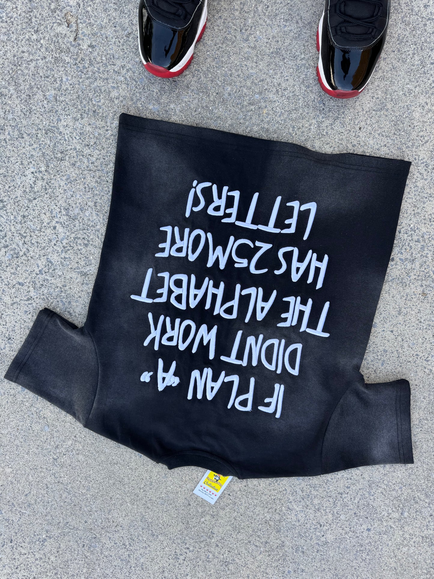 THE GOAT “KEEP GOING” MOTIVATIONAL BLACK ACID WASH T SHIRT