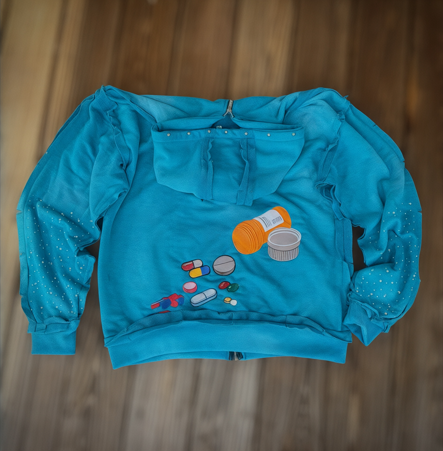 FABRICATED LOVE BLUE                   🎶I GOT A THANG FOR YOU🎶     ~LOVE SICK ZIP-UP