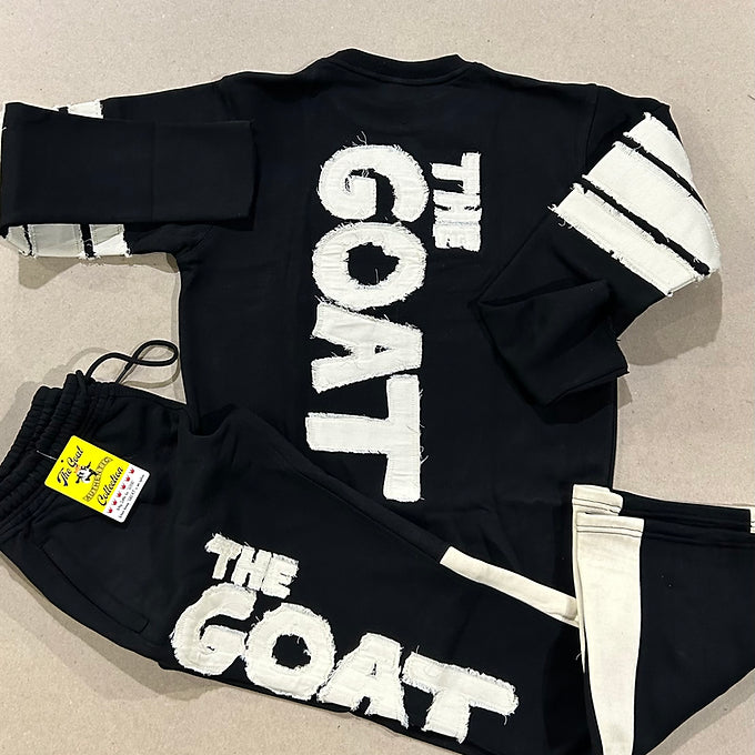 The G.O.A.T “ The Great Ali” Black & Ivory CREW